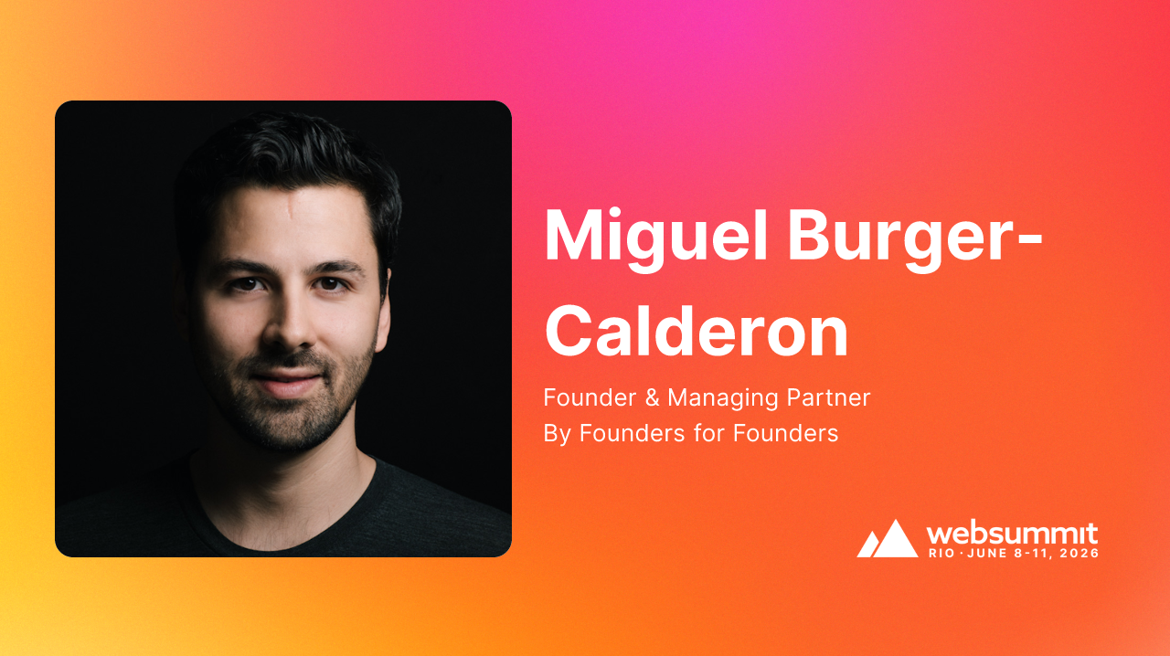 Miguel Burger-Calderon - Web Summit Rio