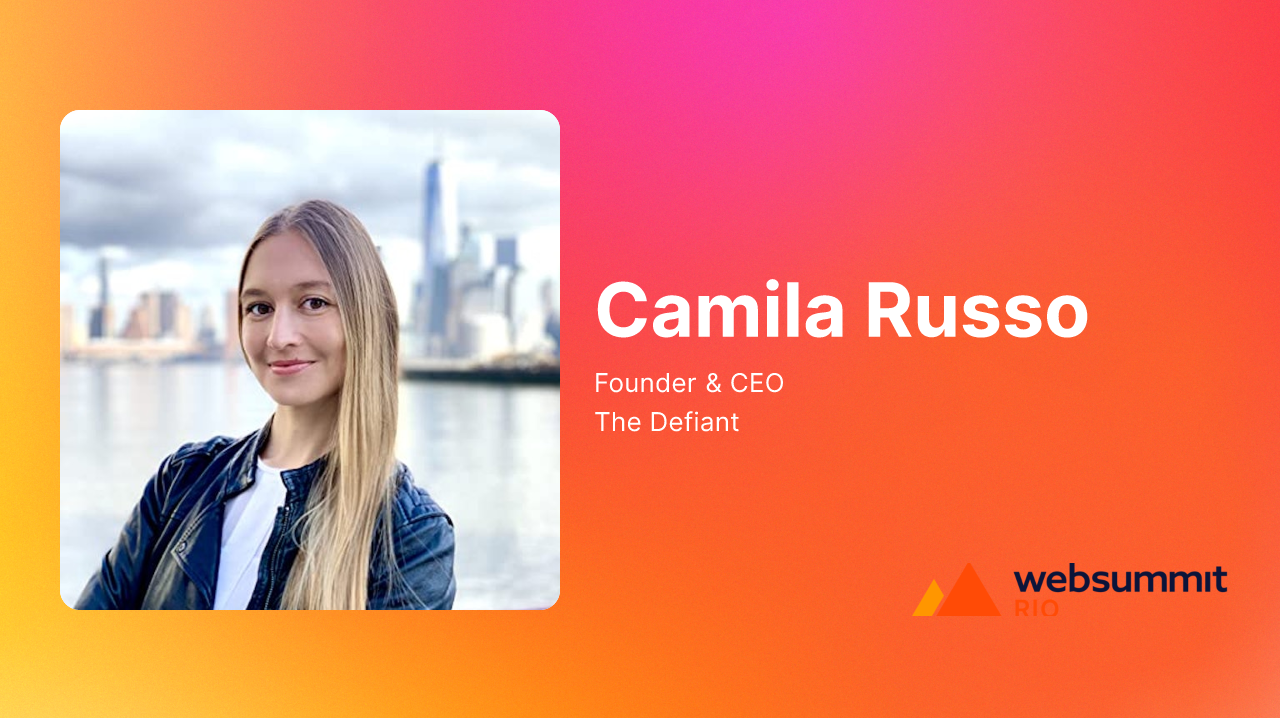 Camila Russo | Web Summit Rio