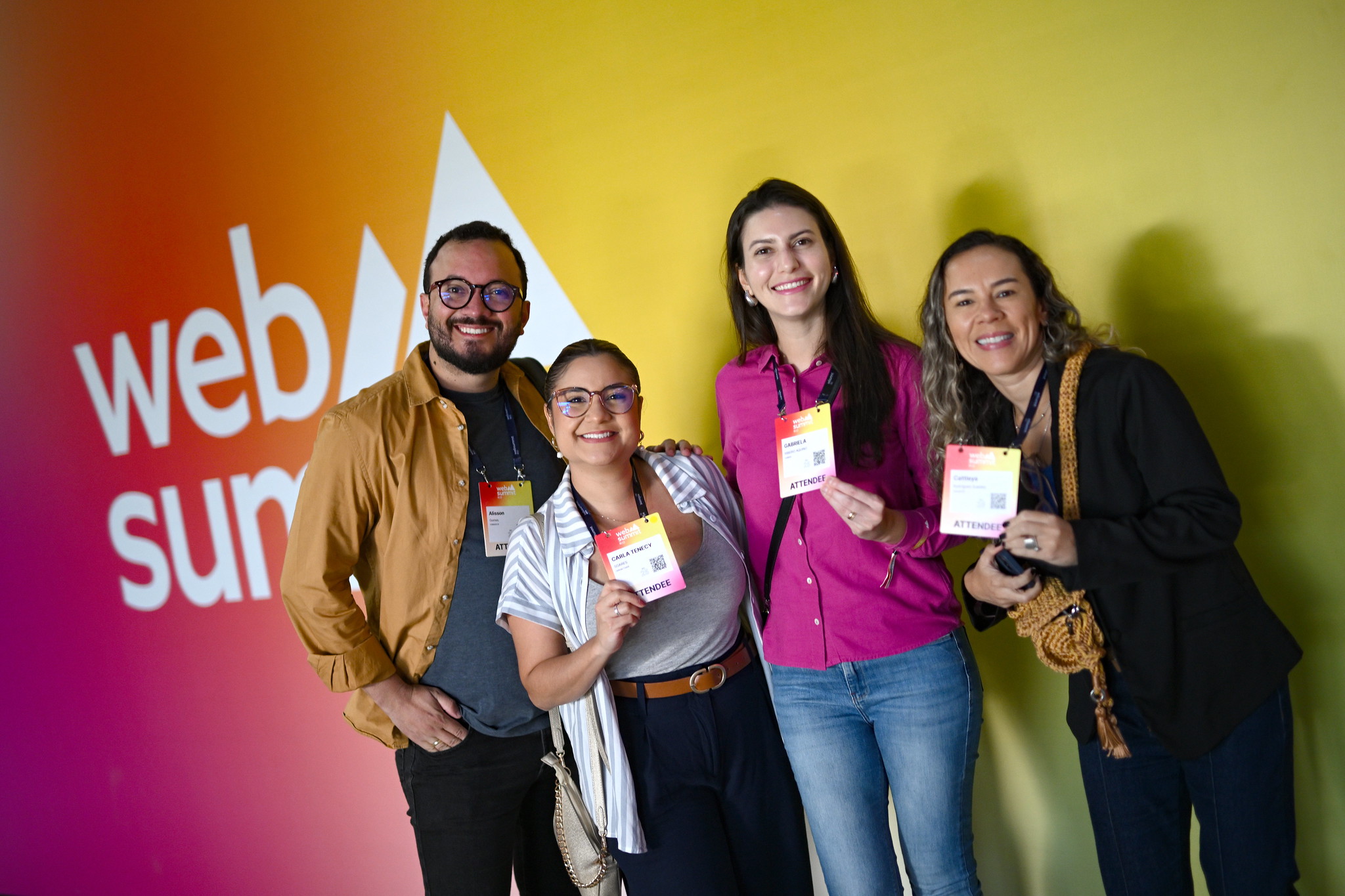 Attendees during day three of Web Summit Rio 2025 at Riocentro in Rio de Janeiro, Brazil.